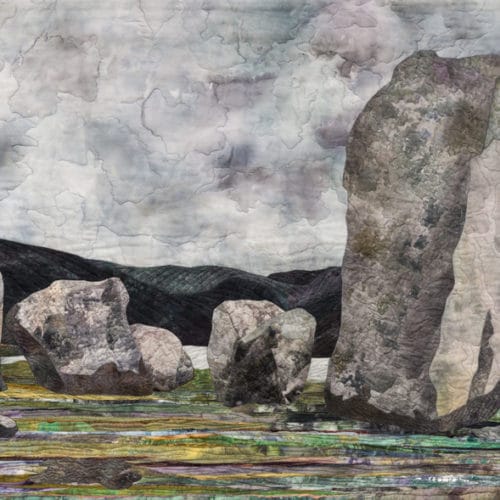 “Uragh Stone Circle”, 2015, 47" wide x 30" high, copyright Denise Labadie
