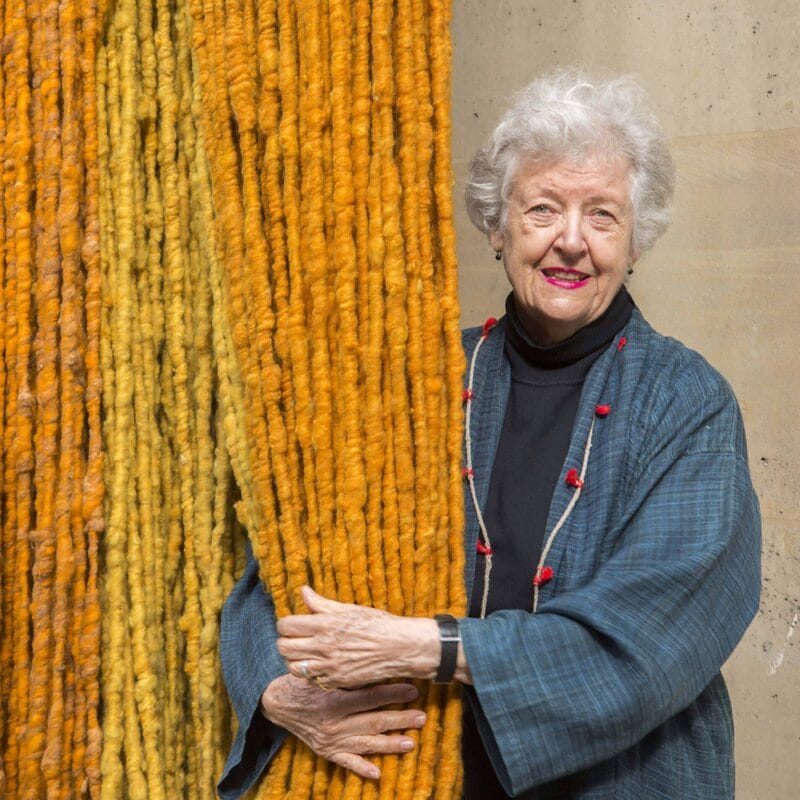 Portrait of Sheila Hicks, 2018, Musée Carnavalet, Paris
Photo: Cristobal Zanartu, © VG Bild-Kunst