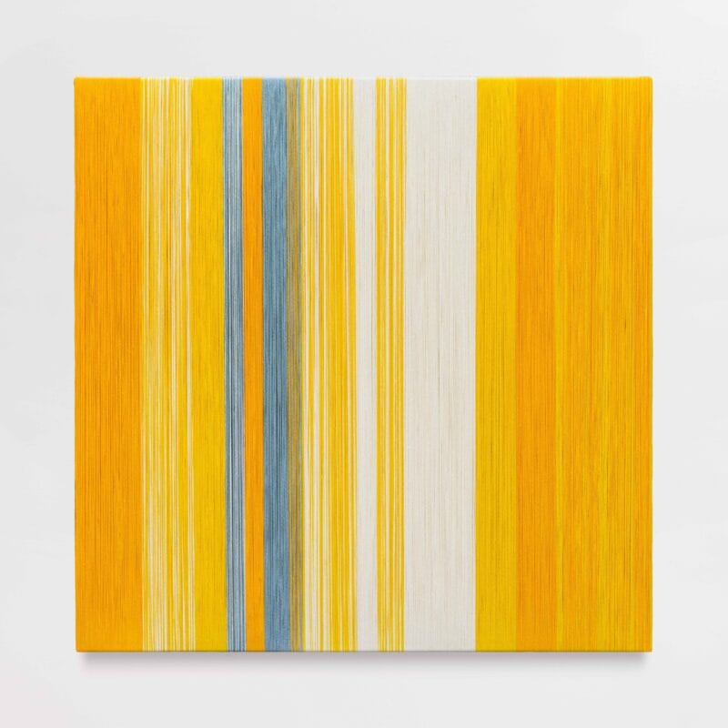 Sheila Hicks, Incomprehensible Yellow Space, 2020, Courtesy of the artist and galerie frank elbaz. Photo: Claire Dorn, © VG Bild-Kunst
