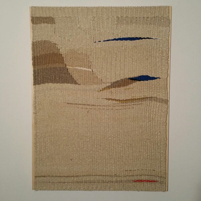 MB-AV, 2015, tapestry, mixed technique. Personal exhibition at the Milan Triennale 2017/2018