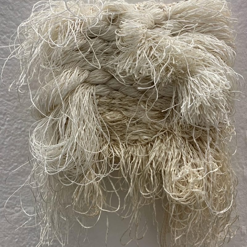 Body, 2021, sculptural silk tapestry. Personal exhibition at the Milan Triennale 2017/2018