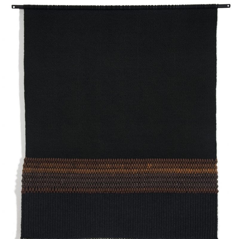 “Entrelazado”, 2017, weaving, jute, linen and cotton, 80 x 94 cm, ph cr. Patricia Novoa, copyright Carolina Yrarrázaval
