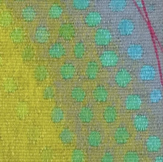 New Green-detail, 38 x 51cm, wool, cotton, linen & embroidery threads
Private collection UK, copyright Jo Barker