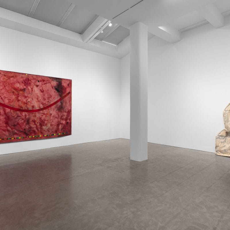 Stitched, Installation view. Courtesy Paula Cooper Gallery