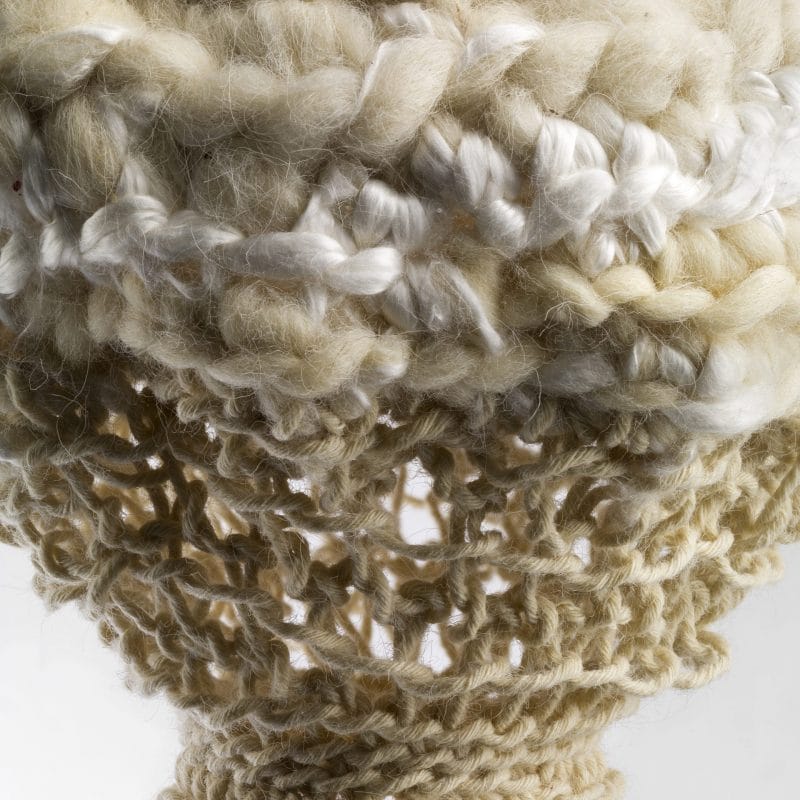 Details, wool, silk, row wool, 2019, Paola Anzichè