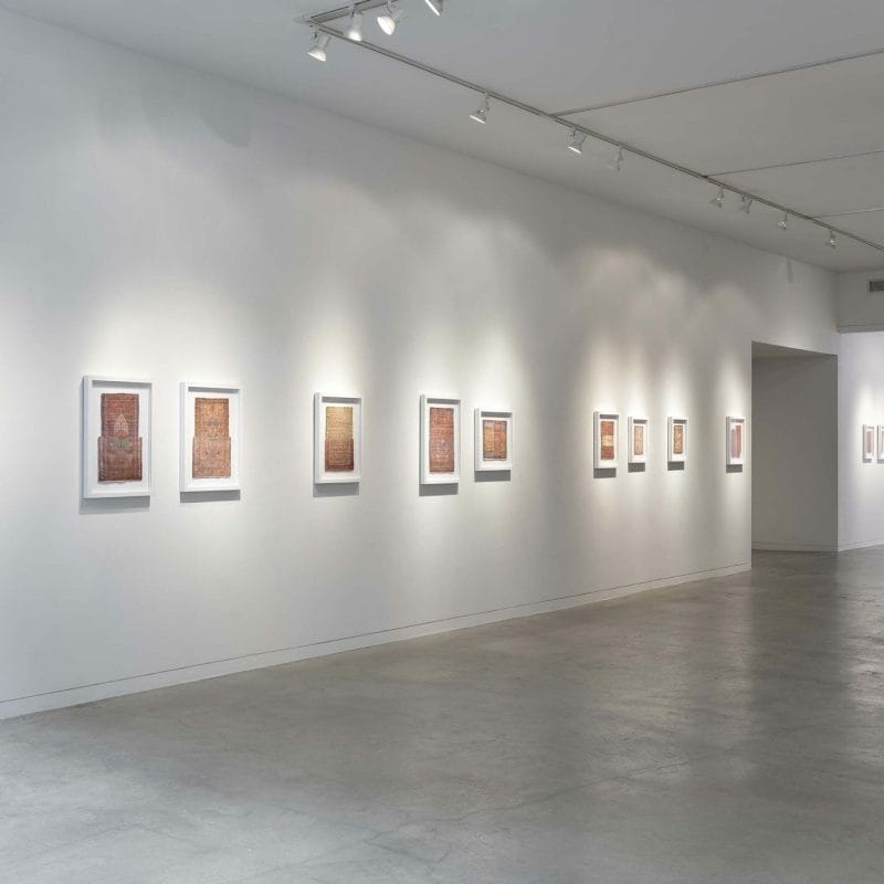 Tanabana exhibition view Aicon Gallery, New York. 2021