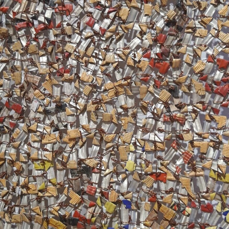 TIME IS OUT OF JOINT  - EL ANATSUI, UNTITLED, detail. 2008