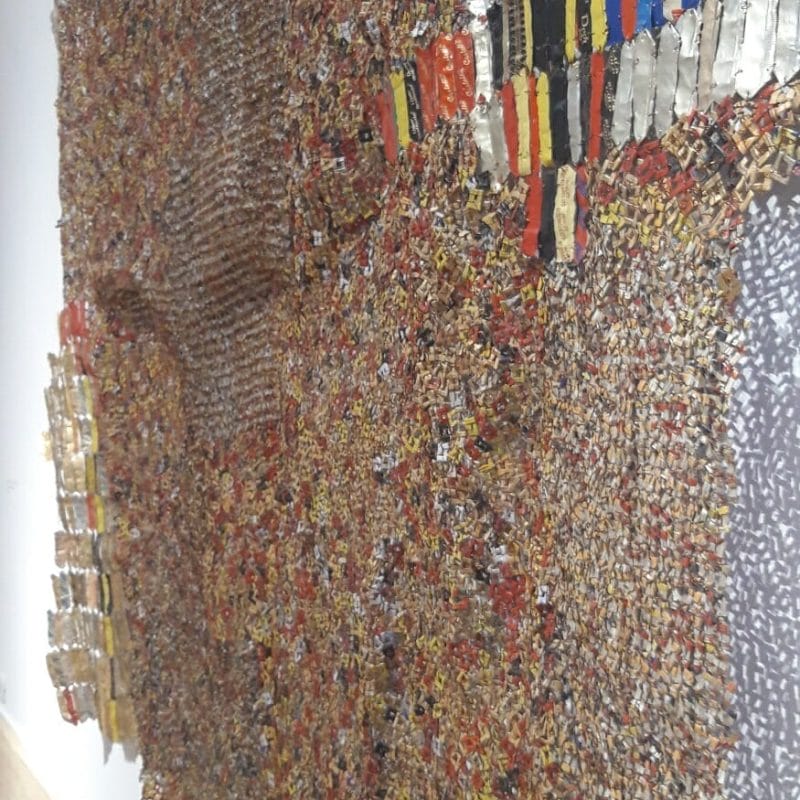 TIME IS OUT OF JOINT  - EL ANATSUI, UNTITLED, dettaglio. 2008