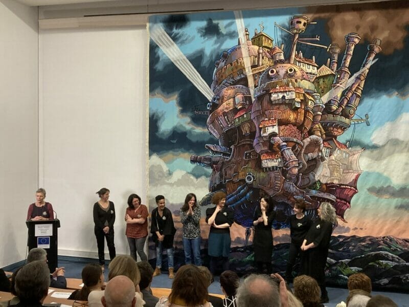 Cité internationale de la tapisserie di Aubusson, presentazione del terzo arazzo ispirato all’Immaginario di Hayao Miyazaki